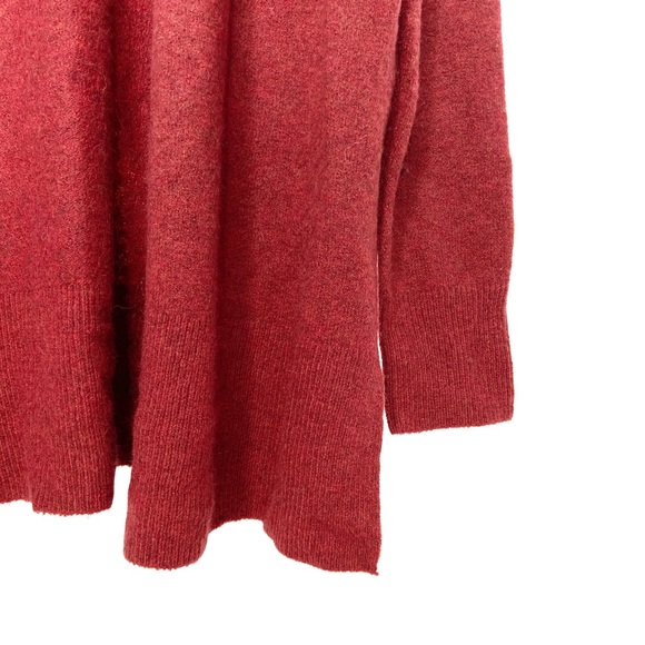 NWT Madewell Cozy Walker Cardigan Heather Scarlet - Picture 4 of 6